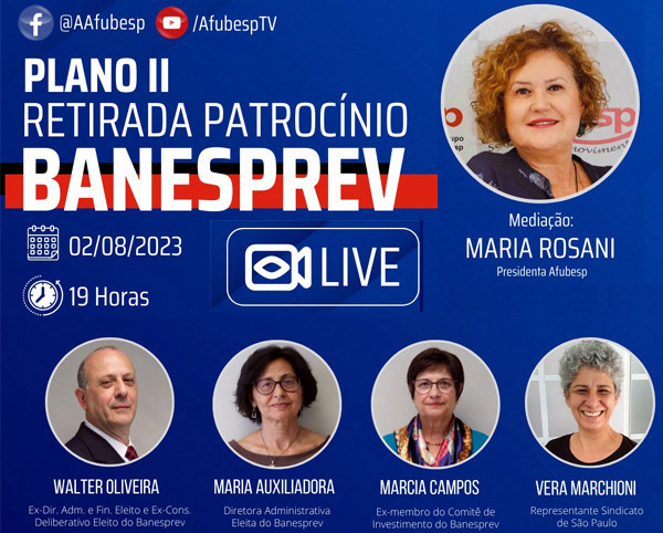 Live tira-dúvidas sobre Plano II acontece no próximo dia 2 de agosto